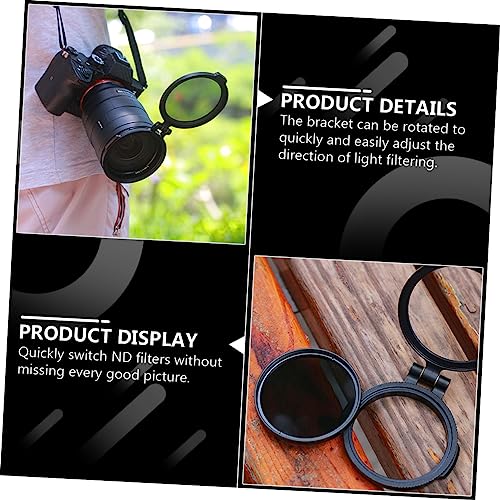 Support de filtre 49mm métallique bague d'objectif en alliage d'aluminium