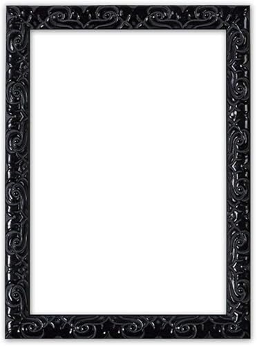 Paintings Frames Cojín antiguo listo para colgar, marco de fotos adornado barrido con lámina de plexiglás inastillable de estireno de alta claridad