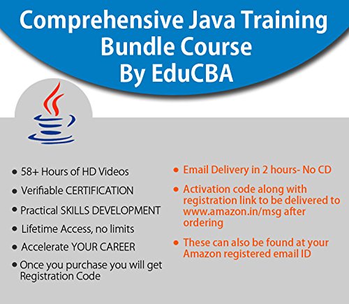 Comprehensive Java Training Bundle by EDUCBA (Email Delivery in 2 hours ...
