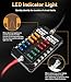 FASTSTORM 12 Way Fuse Block, Fuse Blocks 12 Volt Automotive with LED Indicator Water Resistant Marine Fuse Panel, Fuse Box 12V with 36 Blade Fuses for 12V/24V Auto Boat RV Golf Cart Truck Car Marine