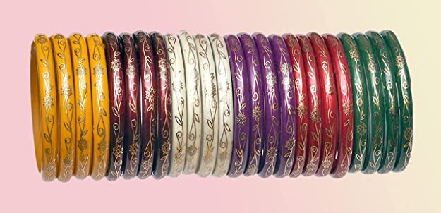 Image of NMII Bangle Set for Women (Multi-Colour)