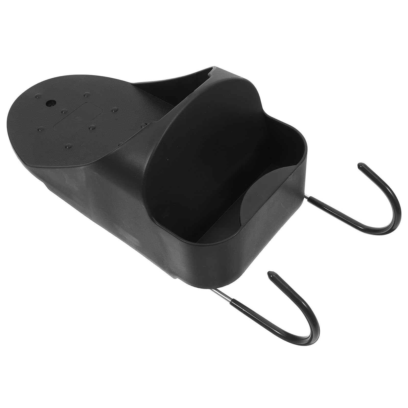 LIFKOME Porta Nero con Rimovibili Stiro da Parete Ganci Ferro Pbt | Uso per Camera D’albergo, Design Salvaspazio, Adatto a Impieghi Frequenti