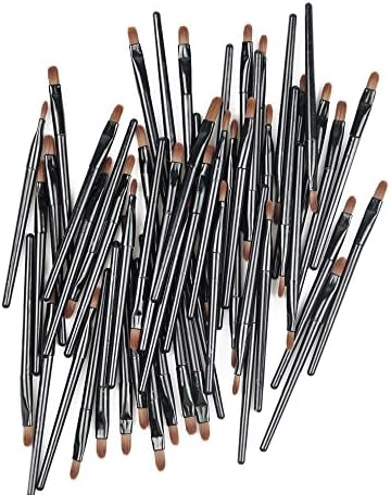 TRYAH 50 Pieces Disposable Lip Brushes Multifunctional Makeup Brush Lip Gloss Wands Applicator Tool Makeup Beauty Tool Kits