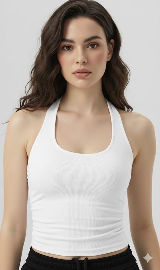Image of Irana Women Jogger & Crop Top Set | Stylish 2-Piece Co-Ord Lounge Wear for Women | High Waist Joggers with Trendy Crop Top | Casual Wear | Gym Wear | Travel Outfit|Tracksuit Co-Ord for Girls