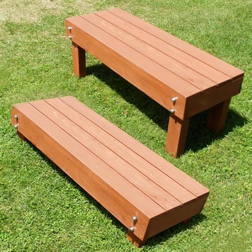 天然木の踏み台「nukumori」wideセット[配送不可:沖縄・離島]