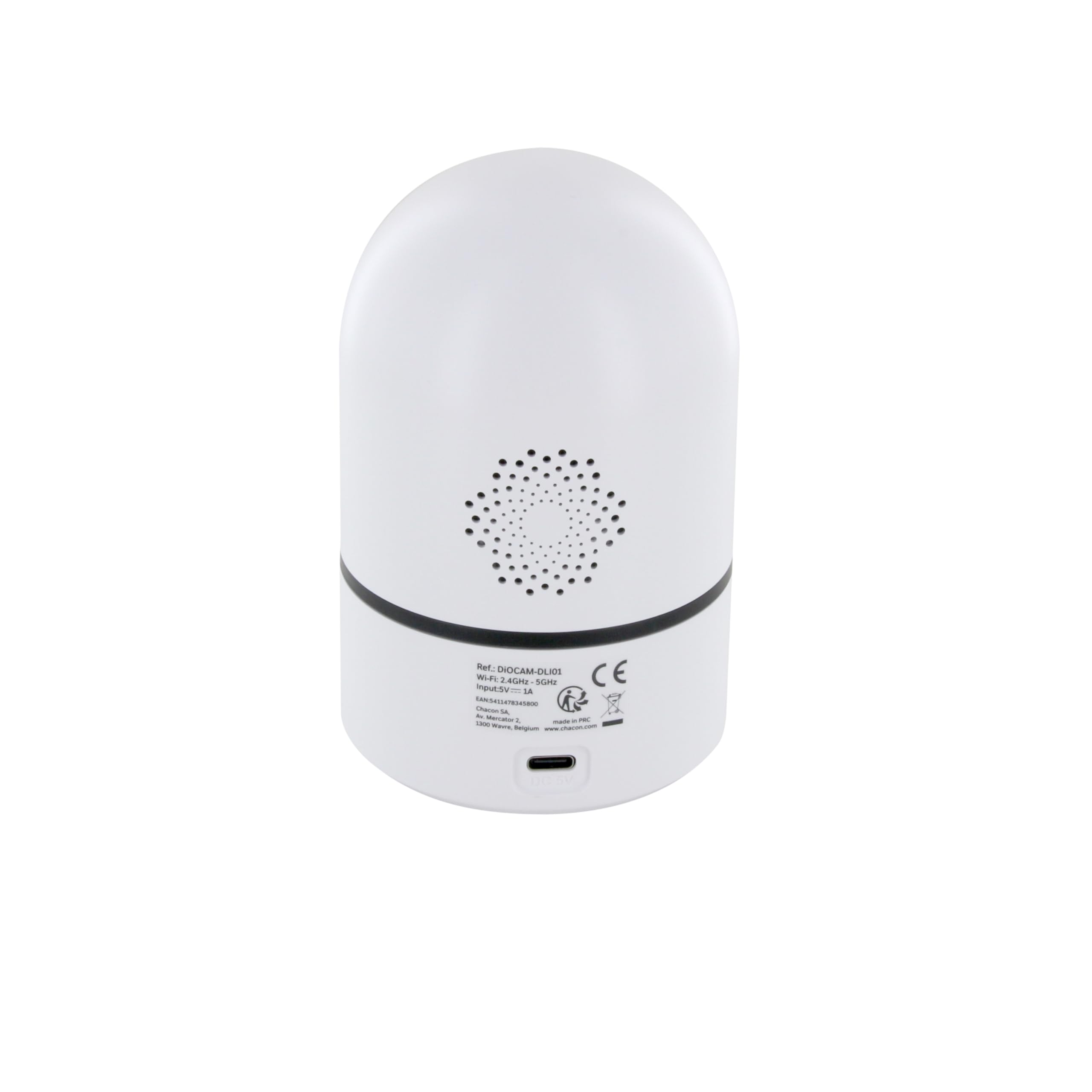 DiO Connected Home Lot de 2 Caméras intérieures Dual Lens rotatives -Dual Band 2MP
