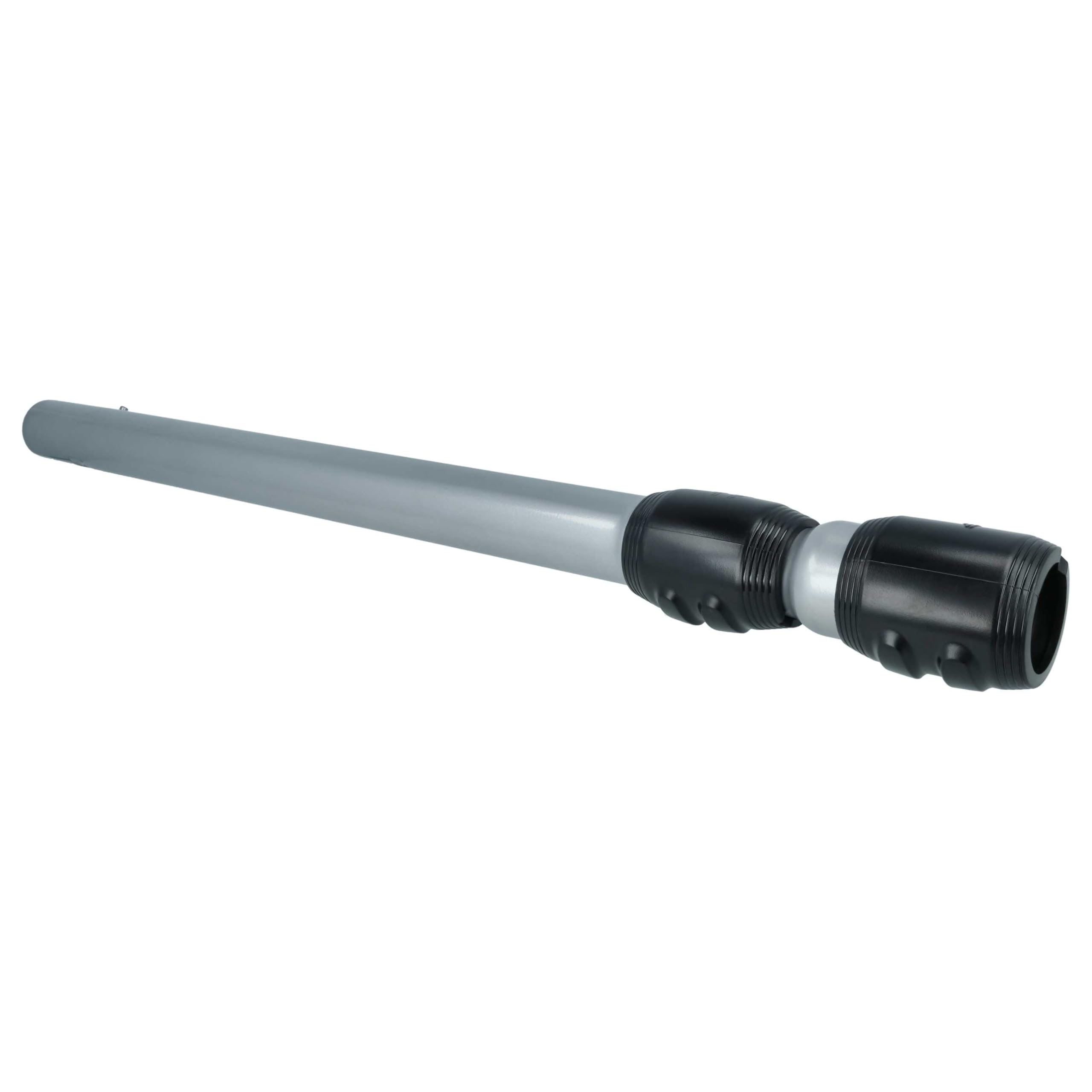 vhbw tubo compatibile con Philips PowerPro Ultimate FC9920/69, FC9921/09 aspirapolvere - attacco 35 mm, 56-86,5 cm, nero/argento