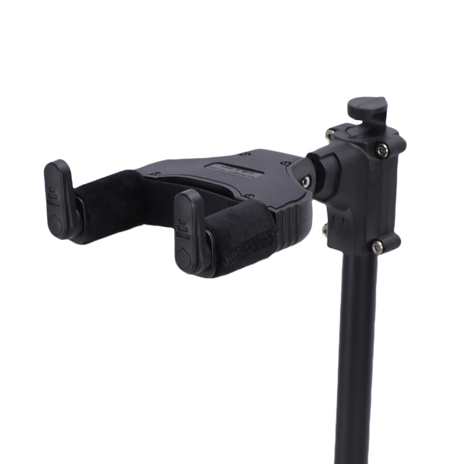 RiToEasysports Regulowany Uchwyt do Stojaka na gitarę z Haczykiem z automatyczną blokadą grawitacyjną, Stojak z żelazną ramą z miękką flanelową wyściółką do Akustycznego Elektrycznego Klasycznego