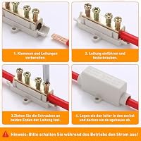 5 Stück Drahtverbinder Kabelverbinder 1000V 100A für 2,5-16mm² Draht – Ansicht 5