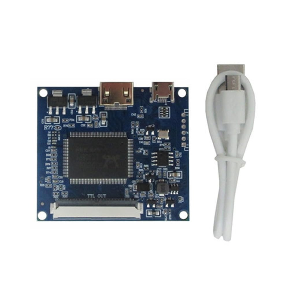 Schermo LCD portatile con touchscreen USB, mini HDMI e scheda driver da 5 V, compatibile con PC Windows, Raspberry Pi, Orange Pi e schede di sviluppo (8 pollici (1024 x 768) 4:3)