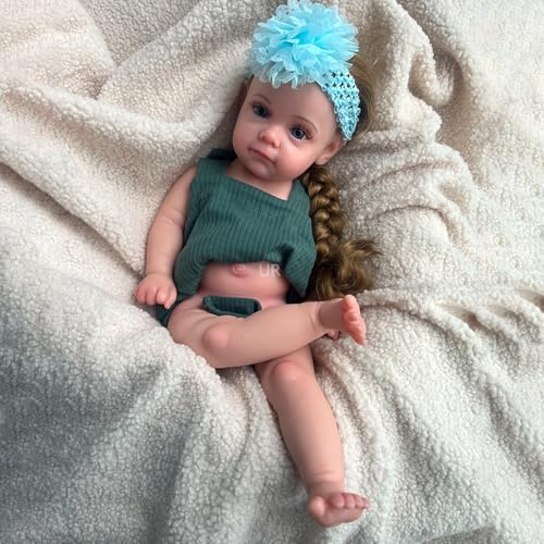 Muñeca Reborn Bebé Realista de Silicona 20 Pulgadas miniatura 3