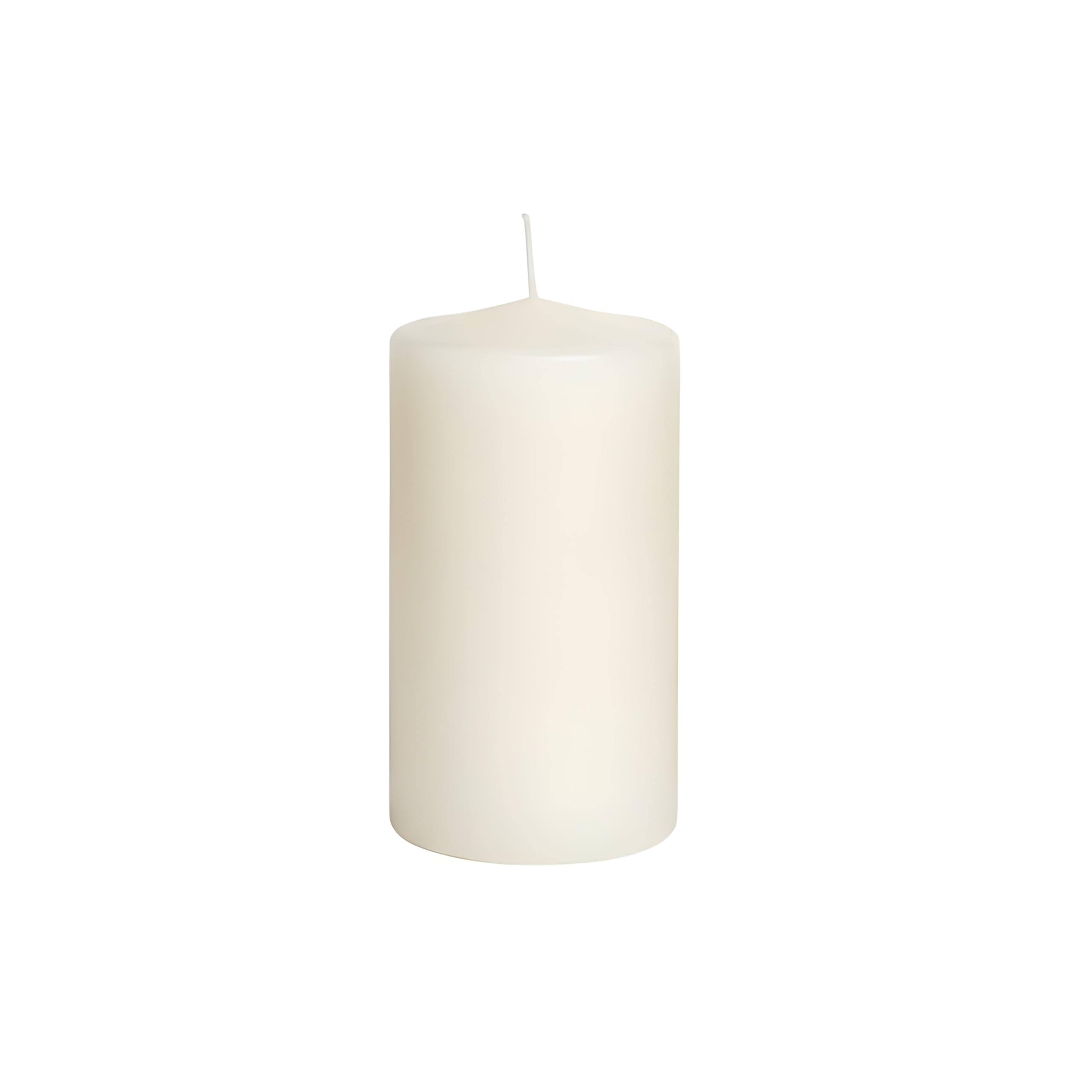 12 Candles, Candle Diameter 6 cm - Height 10 cm - Cream