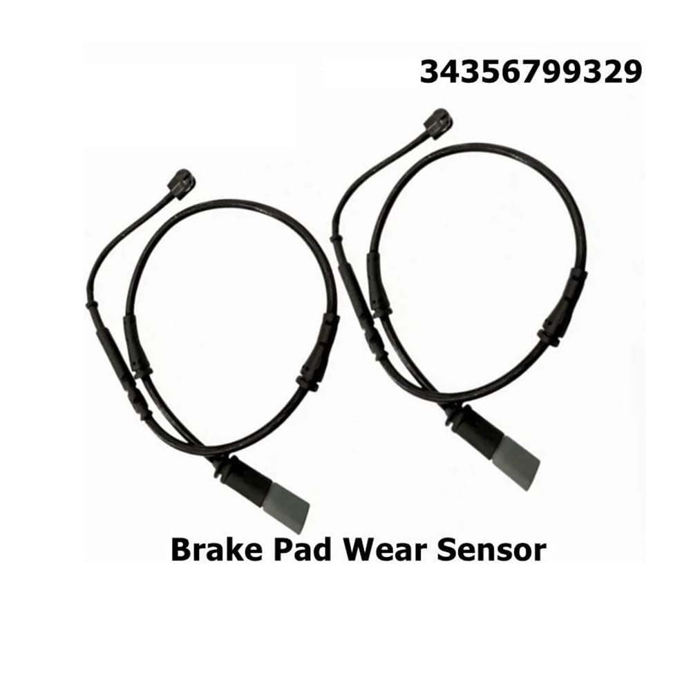 Sensor de Desgaste de Pastillas de Freno (2 Unidades) Sensor de Desgaste de Pastillas de Freno Delanteras para Coche 34356799329 para BMW Serie 5 i3 E60 E61