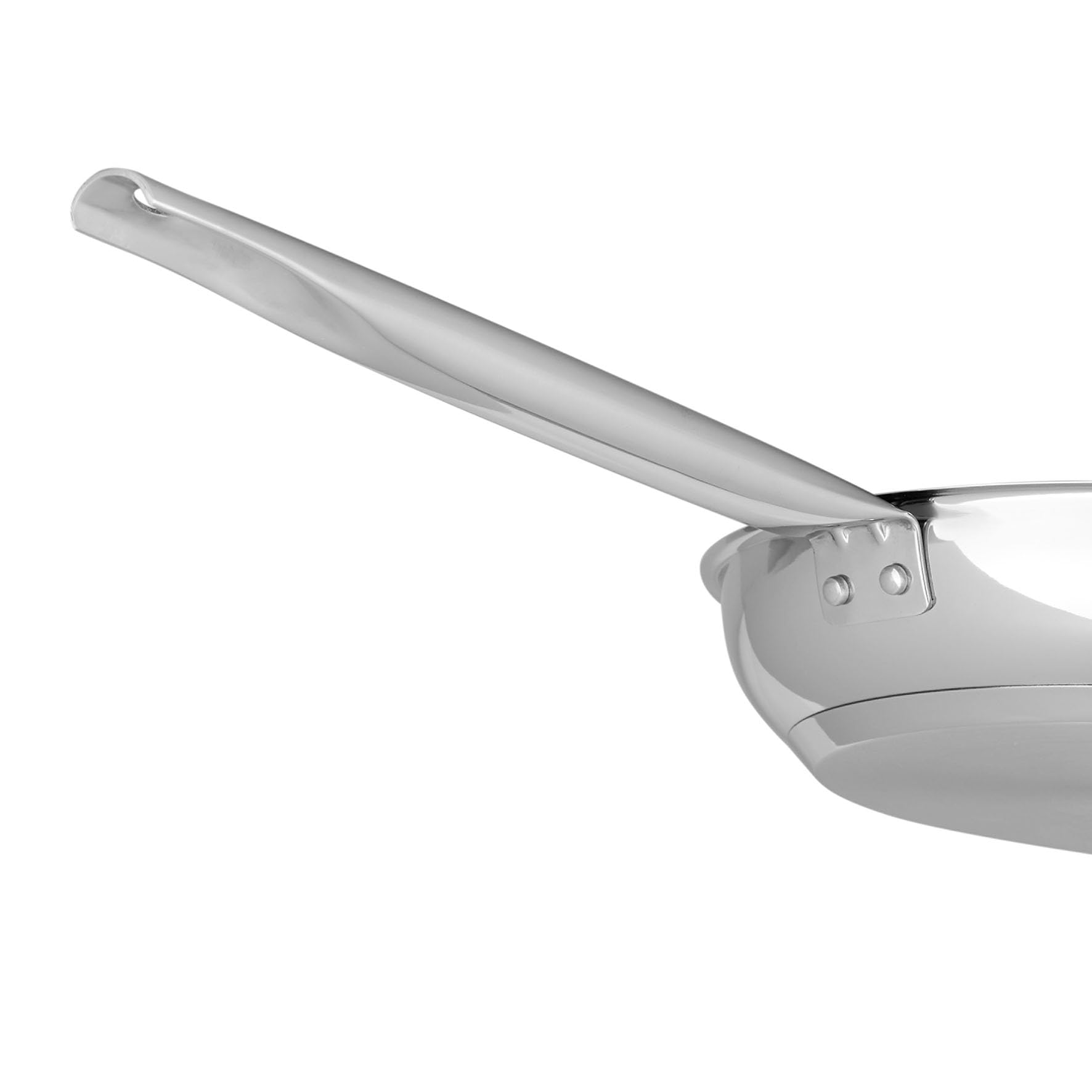 Sitram 717092 Padella Endurance Ø20 cm 100% acciaio inossidabile - fondo triplo spessore - Interno senza rivestimento nocivo - Tutti i fornelli inclusi induzione