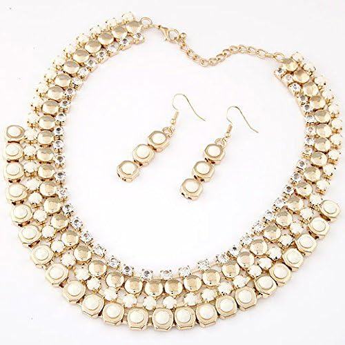 Collier Femme Statement Jewelry Sets Resin Beads Collares Necklaces & Earrings Set Choker Colar For women Jewelry Joyeria(CCN130)