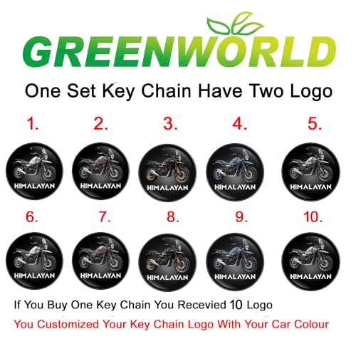 Image of Greenworld Premium Metal Bike Keychain -Compatible for bullet 350 classik 350 hunter 350 continental 650 meteor 350 meteor 650