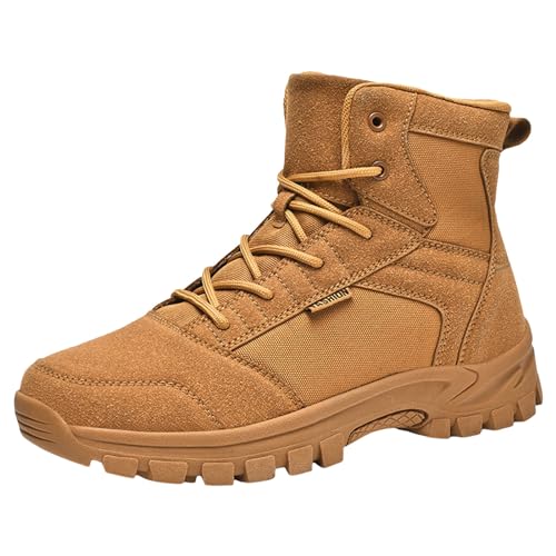 Bottines pour homme tendances à lacets et semelle unie pour randonnée