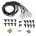Pertronix 808280HT Universal Black 8mm High Temp Wire (8 cyl Ceramic Straight)