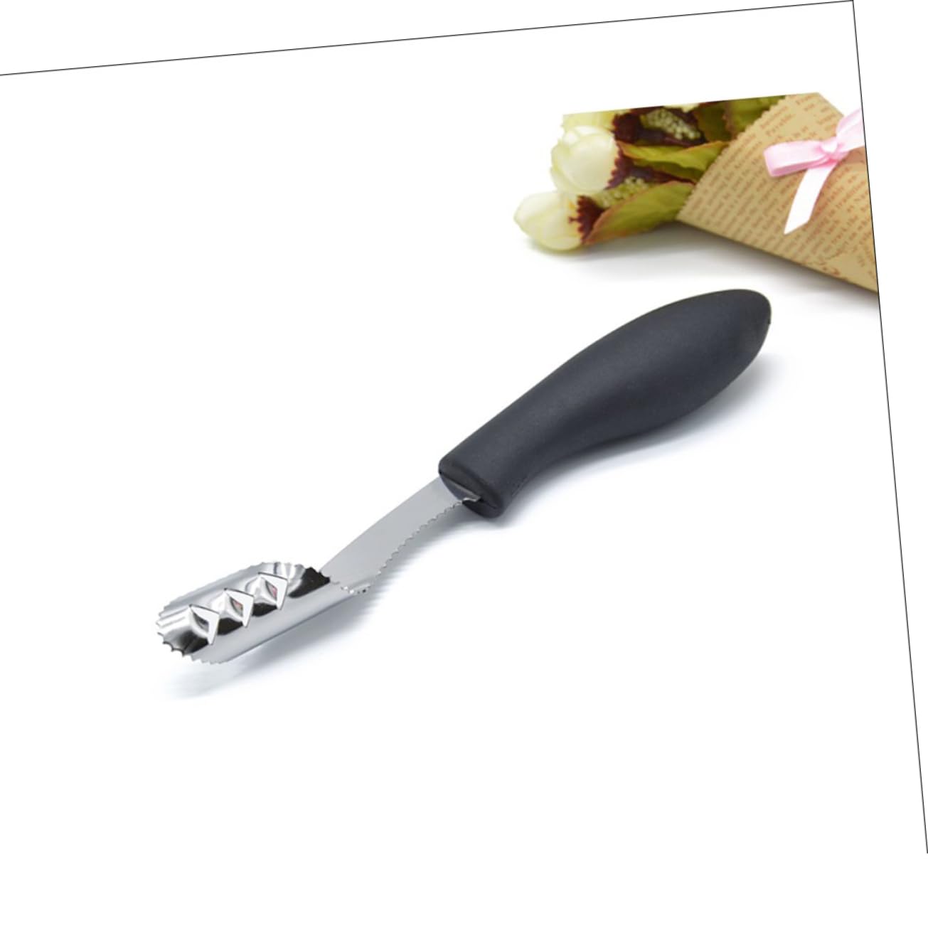 Cabilock 2pcs Core Remover Fruit Pulp Separator Kitchen Gadgets Handmade Kitchen Tool Core Extractor Pepper Corer Fruit and Vegetable Tools Black