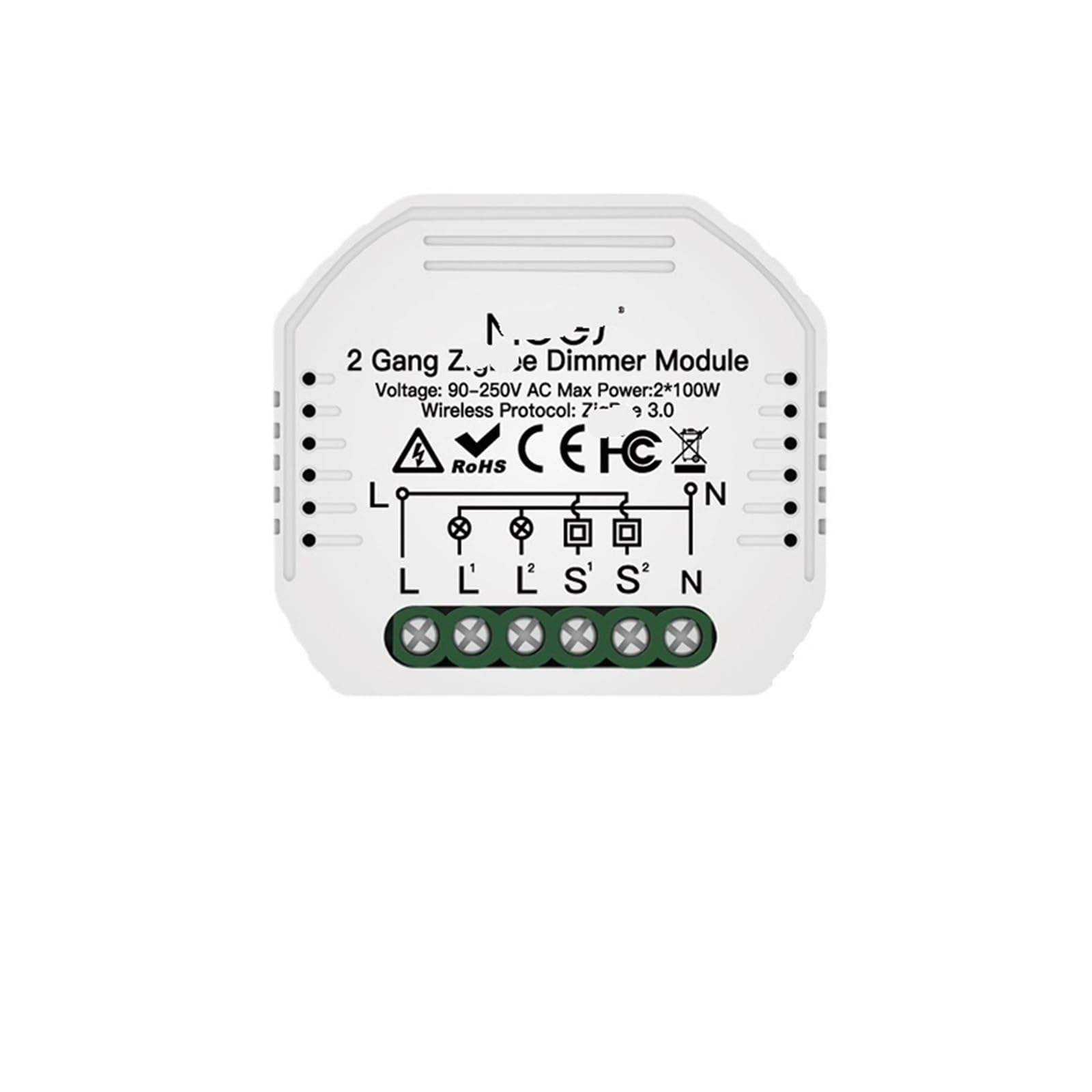 Módulo de atenuación 90-250V que soluciona parpadeos en interruptor doméstico 3