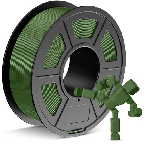 Image of JAYO PETG Filament 1.75mm Olive Green 1.1 KG, Strong Toughness PETG 3D Printer Filament Dimensional Accuracy + /- 0.02 mm, 2.4lbs Spool Fits for Most FDM 3D Printers