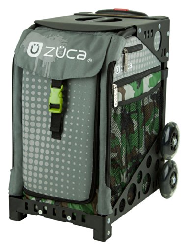 ZUCA Bag Paintball Insert & Black Frame w/ Flashing Wheels