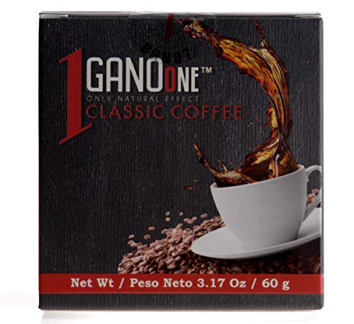 1 Box GanoOne Classic Coffee - Reishi Mushroom Instant Coffee - with Organic Ganoderma Extract - Easy to Use 20 Single-Serve Sachets - Image 3