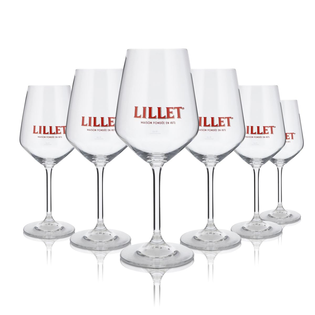 Lillet Set de Verres - 6 x Verres à vin