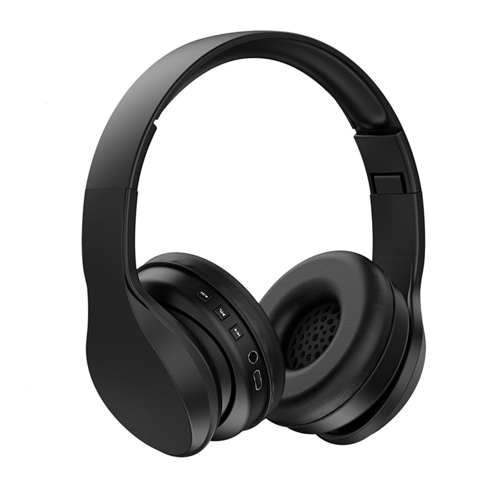 Aputue Wireless Bluetooth Headphones, Foldable Over-Ear Headphones, HIFI Stereo Noise Canceling Headphones, Wireless Headphones for iPad, Tablet, Travel