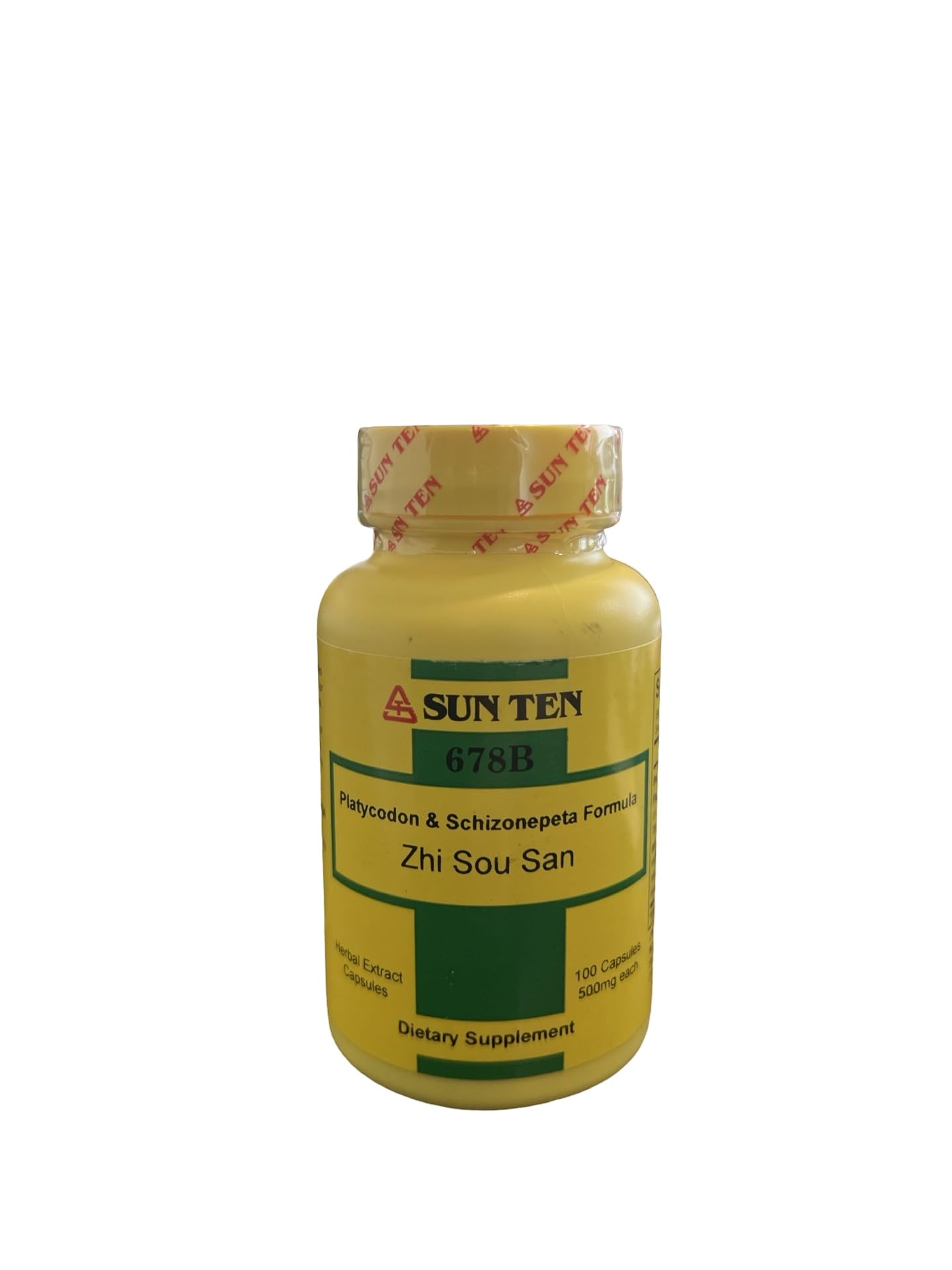 Sun Ten - Platycodon & Schizonepeta Formula Capsules/Zhi Sou San/止嗽散
