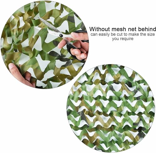 Fousam Camo Netting, Camouflage Net for Hunting Shooting, Military Theme Party Decoration, Sunshade, Car Cover, Army Surplus - Image 2