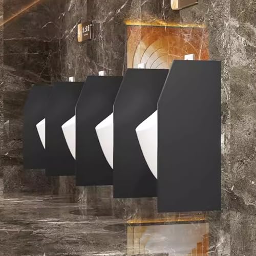 Mampara para urinario de pared con panel de protección para inodoro de hotel y comercio 4