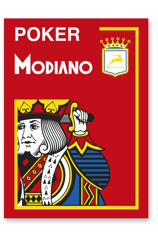 Modiano Poker 4 Jumbo Index Cristallo rot – Bild 3