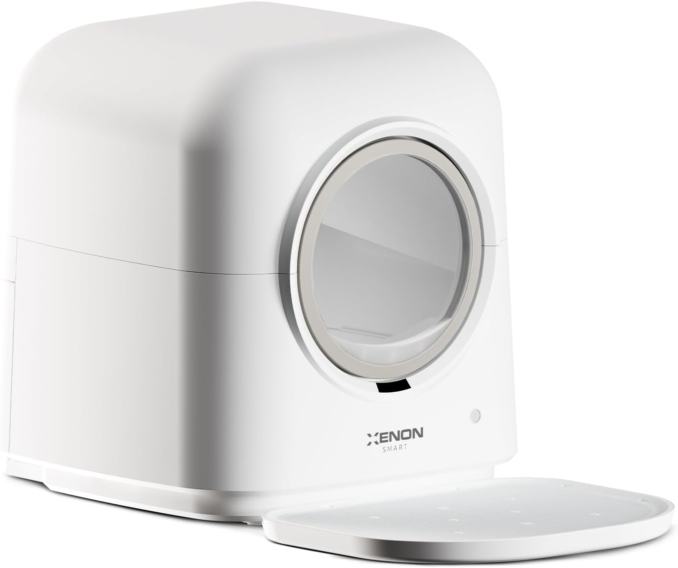 Xenon Smart Akıllı Otomatik Kedi Tuvaleti Mobil App ile Uzaktan Kontrol UV Sterilizasyon ve Sensörlü Kum Kabı (Çıkarılabilir Kum Paspası+4 Adet Koku Tableti+40 Adet Çöp Poşeti Hediyeli) X8620