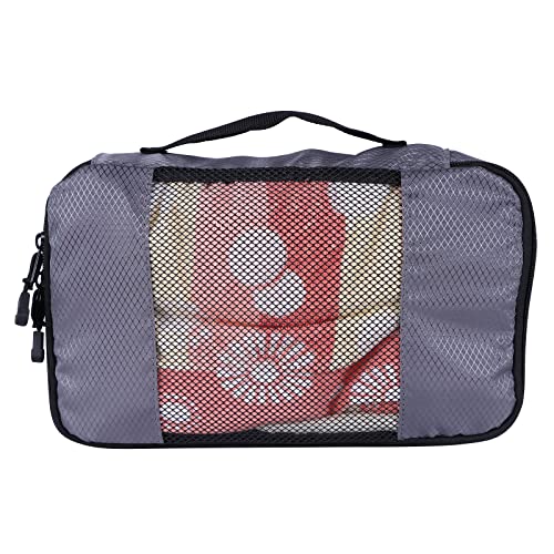 Mydio Compression Packing Cubes For Suitcases 6 Pack Luggage Organizer Travel Packing Organizers Packing Pouches For Clothes Luggage Storage Bag For Cosmetics (Grey) #TOP6