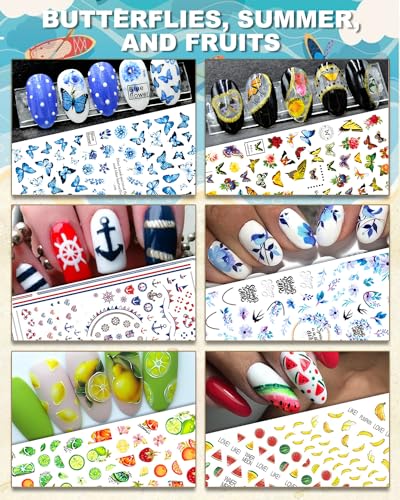 Iddfeve QNMJT_F24_HHPCJR30Z_NNN 30 Sheets All Holiday Nail Art Stickers thumb #5