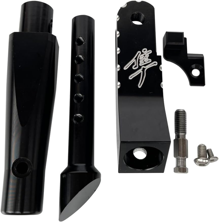 Billet Aluminum CNC Adjustable Side Stand Kickstand Compatible with Suzuki Hayabusa GSXR1300 1999-2024