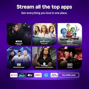 Roku Streaming Stick Plus with Voice Remote - 4K & HDR10+ | 4K & HDR Streaming Device for TV with Roku Voice Remote - Free & Live Local News, Sports (Renewed) — photo 3 of 6