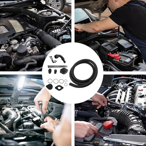 Manguera de ventilación del motor que optimiza el flujo del cárter contra la presión 5