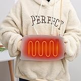 🔥 【Regalo Ideal para las Fiestas】Una bolsa calentadora de manos eléctrica es el regalo perfecto para familiares y amigos en Navidad, cumpleaños o días festivos especiales. Caliente sus manos y cuerpo en climas fríos, la almohadilla de 28 * 20 CM se enrolla perfectamente para caber en bolsas pequeñas y carteras. compacto para llevar a cualquier lugar, esta bolsa calentadora de manos es ideal para mujeres, hombres, ancianos con artritis