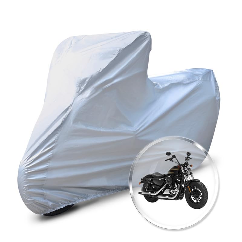 Image of Neodrift 'CrystalMax' Bike Cover for Harley Davidson Forty Eight (All-Weather Motorcycle Protection, Water & UV Resistant, Dustproof, Windproof).