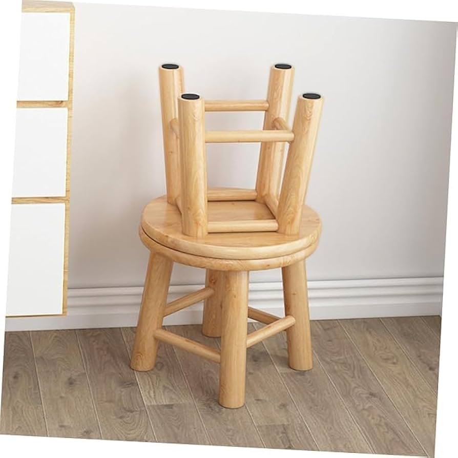 Amazon.co.jp: [JIMSHUINIO] スツール 木製 丸椅子 四角椅子