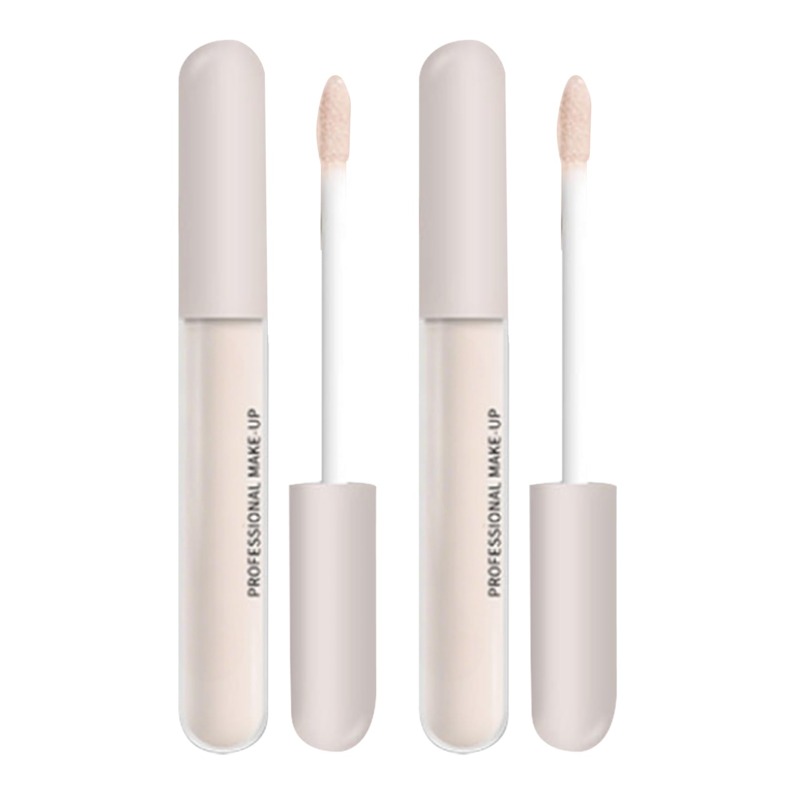 Yeahdor Breathable Liquid Concealer Natural Finish Long-Lasting Lightweight Blemish Coverage 2Pcs Nude One Size