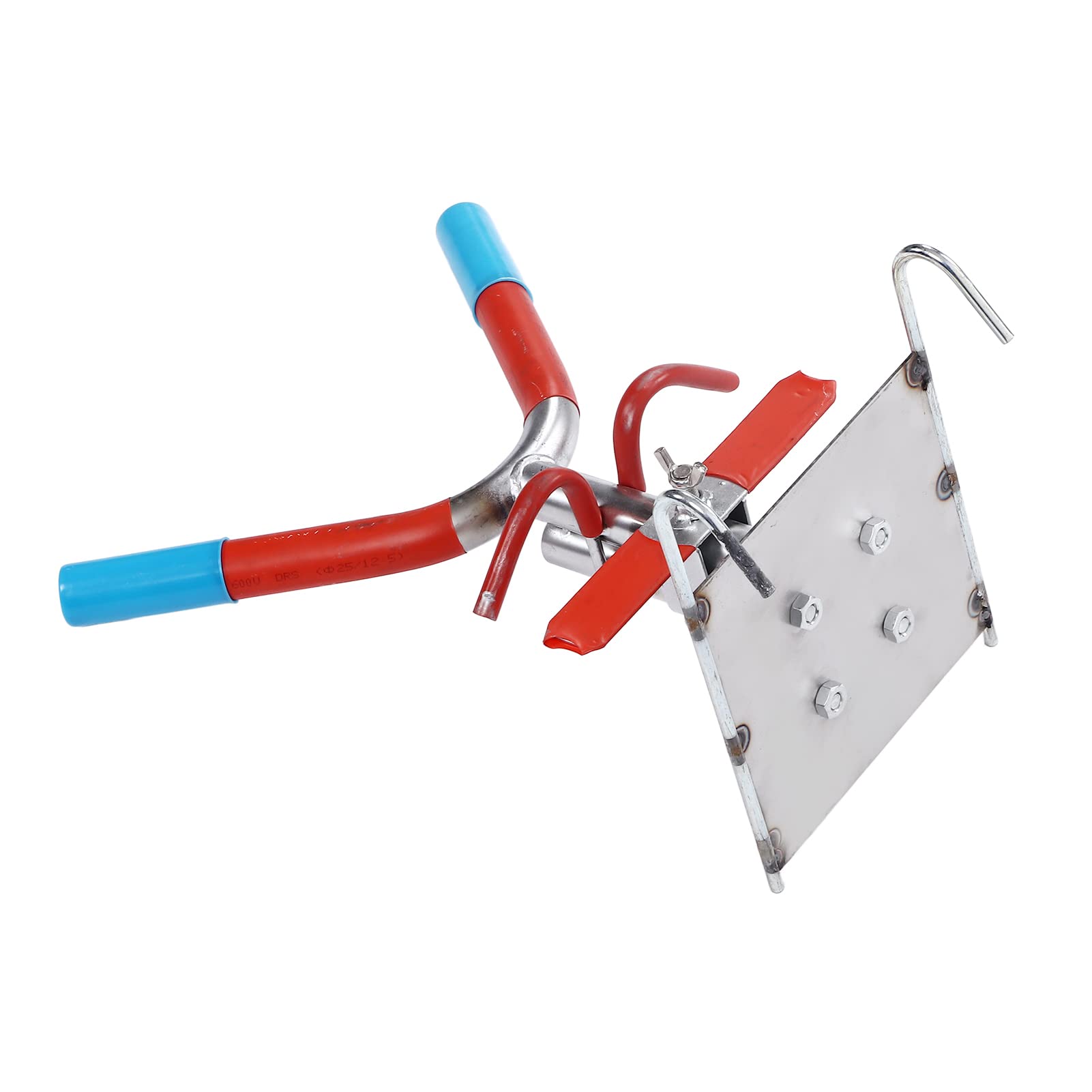 Pig Castration Rack, Operation Simple Convenient, Stainless Steel Material Durable, Reusable Double Hook Hanging Pig Castration Frame for Pig Farm Castrating Piglets