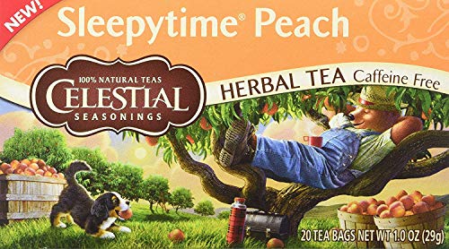 Celestial Seasonings Herbal Tea,Sleepytime Peach,(2 Pack)