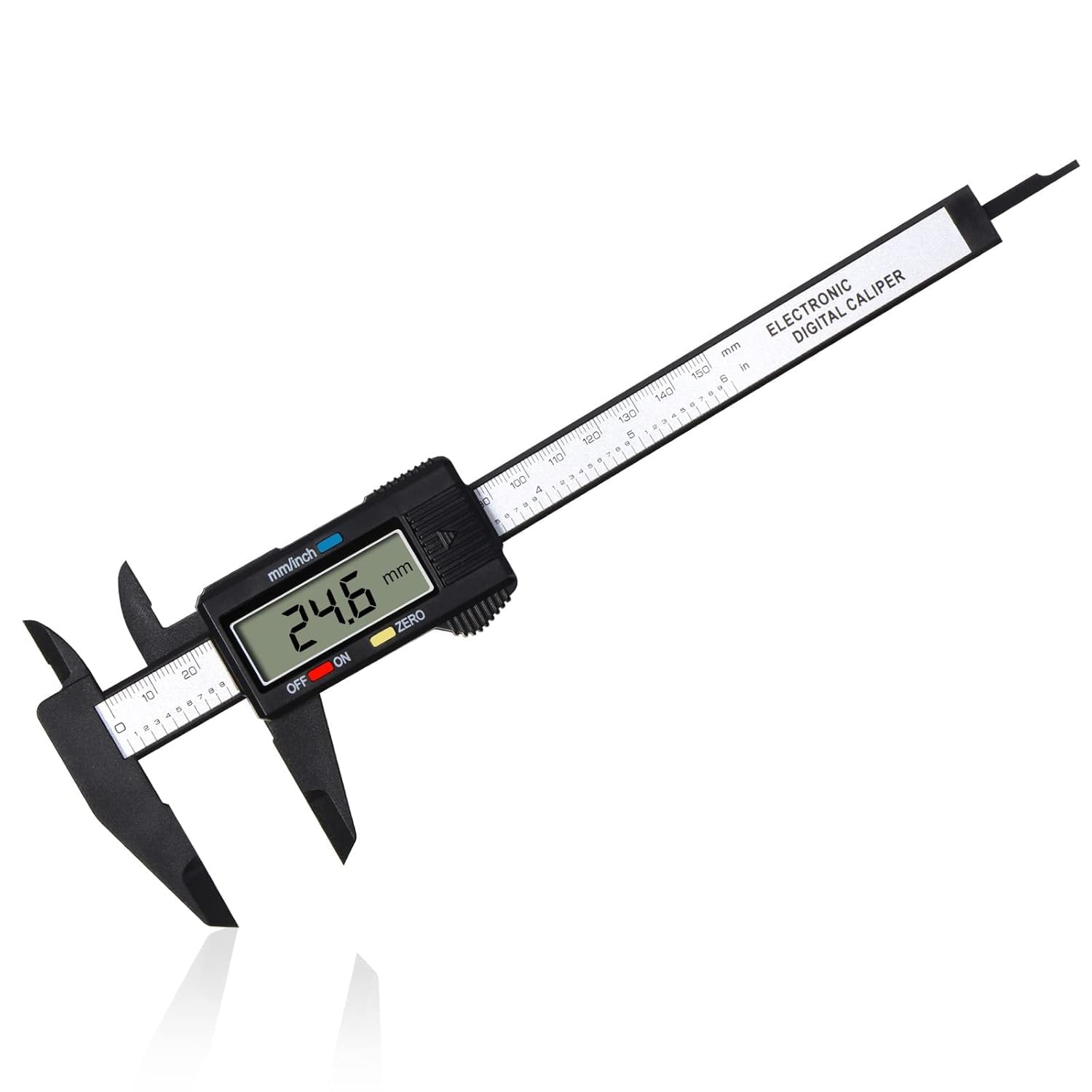 Kylex Digital Vernier Caliper 150 mm/6 Inches with Large LCD Screen, Auto - Off Feature, Inch and Millimeter Conversion Measuring Tool for External, Internal, Depth Perfect for Household DIY-picture-17