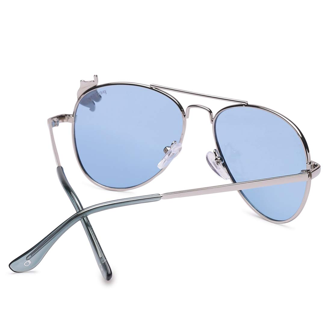 SPECSMAKERS Peepstar Polarized Large Metal Kids Sunglasses, 100% UV, Aviator Frame, Stylish, Full Rim Goggles, Chasma, Shades SM WAC3025 2
