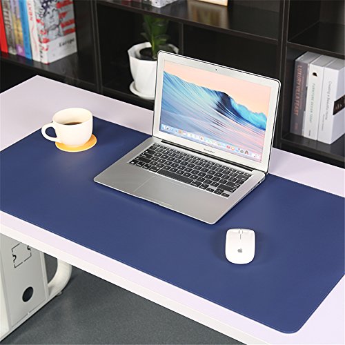 Tapis de souris ordinateur LL-COEUR XXL table mat cuir 900 x 450 mm