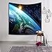 Produktbild Universum Tapeten An Der Wand Hängend Sonnenaufgang Auf Der Erde Digital Print Fabric,Modern Kunst Home Wand Dekoration Für Wohnzimmer,Schlafzimmer,Große Rechteckig Neuheit Böhmisches Hippie Psych