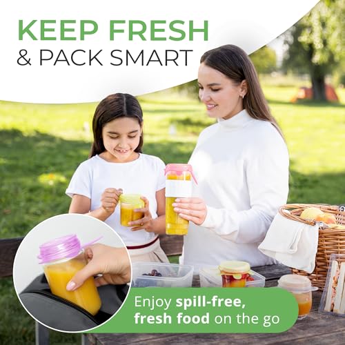 image for Orblue Silicone Stretch Lids 6-Pack Small for Fresh Food Storage - Sea